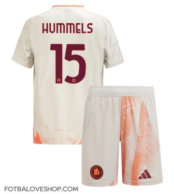 AS Roma Mats Hummels #15 Dětské Venkovní Dres 2024-25 Krátký Rukáv (+ trenýrky)